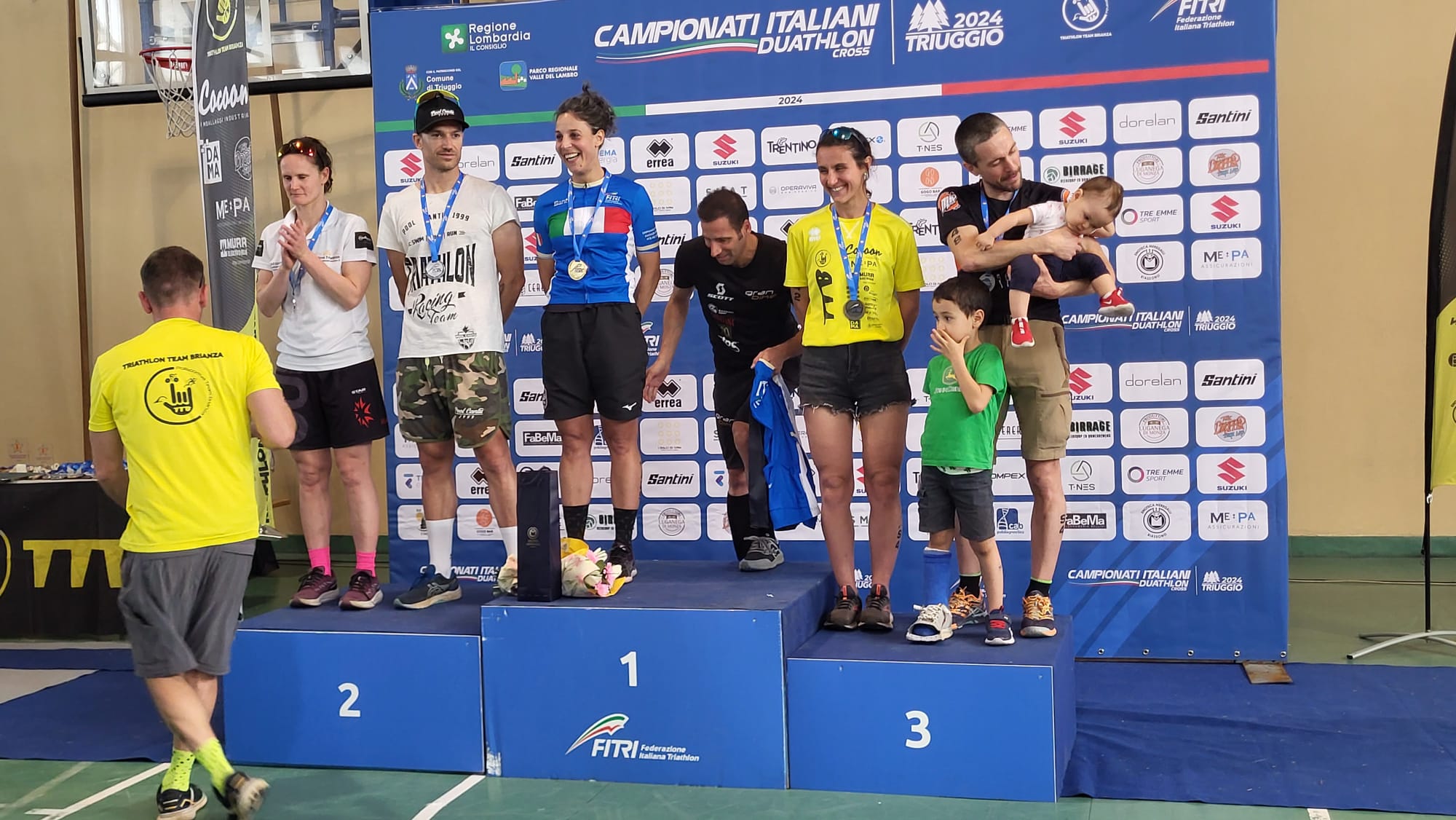 1° tappa circuito cross: con i Campionati Italiani di duathlon cross a Triuggio, il granbiketeam si posiziona gia’ in vetta